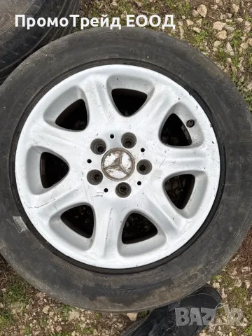 Оригинални алуминиеви джанти Мерцедес W220 Mercedes ET46 7 1/2 J 16H2 16” 5x112 A220401, снимка 2 - Гуми и джанти - 49665360