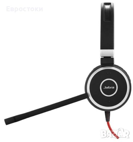 Слушалки с микрофон Jabra Evolve 40 MS Stereo, 3.5мм жак, сертифицирани от Microsoft Lync за Skype , снимка 6 - Слушалки, hands-free - 46713834