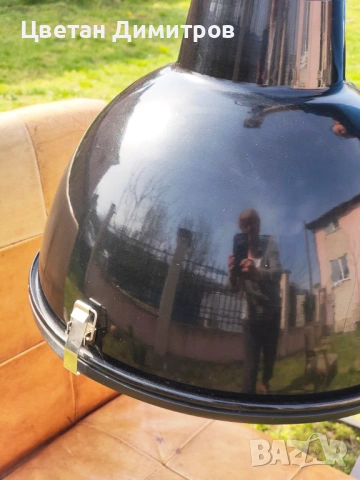 Комплект от две ОГРОМНИ холандски индустриални висящи лампи , снимка 9 - Полилеи - 54181145