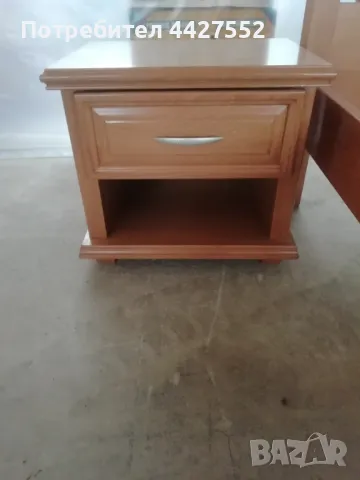 Буково легло с размери 190/90 с две нощни шкафчета, снимка 2 - Спални и легла - 49794456