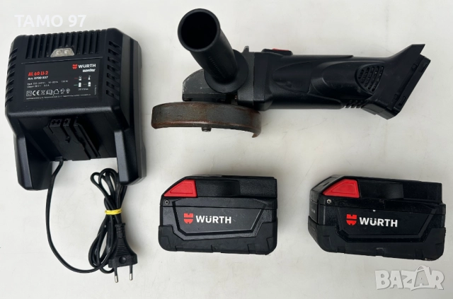 Wurth EWS 28-A - Мощен акумулаторен ъглошлайф 2x28V 3.0Ah 2022г., снимка 3 - Ъглошлайфи - 52879367