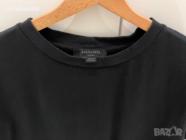 Рокля-тениска AllSaints Cora S - обличана веднъж, снимка 4 - Рокли - 53464506
