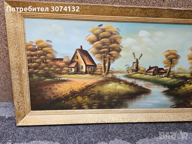 Картина маслени бои върху платно, снимка 3 - Картини - 53566071