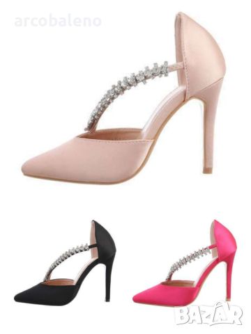 Дамски обувки на висок ток, 3цвята , снимка 1 - Дамски елегантни обувки - 38990127