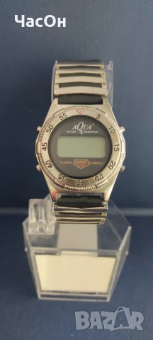 Рядък японски електронен хронограф AQUA, снимка 2 - Мъжки - 50818053