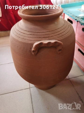 голяма висока Амфора / делва 55см, снимка 2 - Градински мебели, декорация  - 52323566