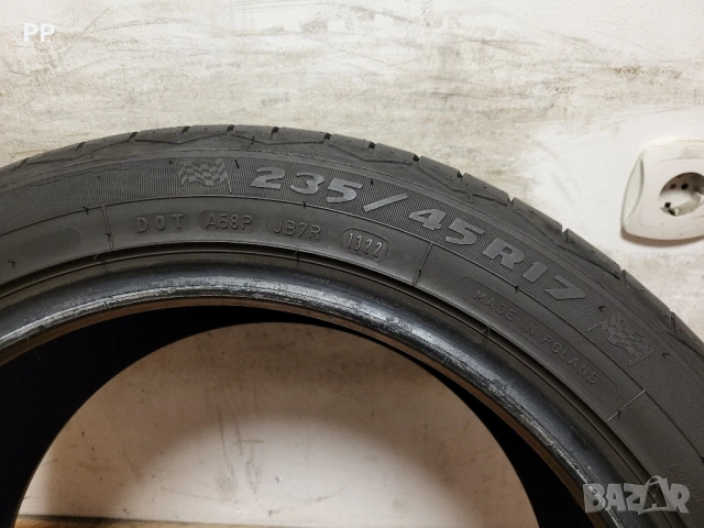 1 бр. 235/45/17 Debica / лятна гума, снимка 5 - Гуми и джанти - 53649652