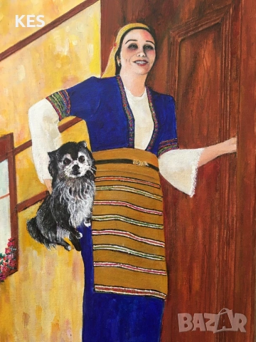 Прибиране на кученцето, снимка 3 - Картини - 54238620