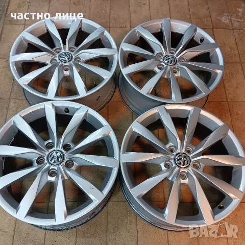 VW Golf 7 джанти  ОРИГИНАЛНИ 17 цола, снимка 5 - Гуми и джанти - 49291327