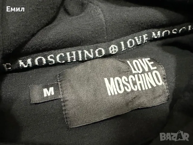 Оригинален суитшърт Love Moschino, Размер М, снимка 5 - Суичъри - 49119587