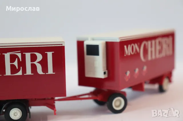 HERPA H0 1/87 МАН MAN КАМИОН ТИР МОДЕЛ, снимка 4 - Колекции - 50142621