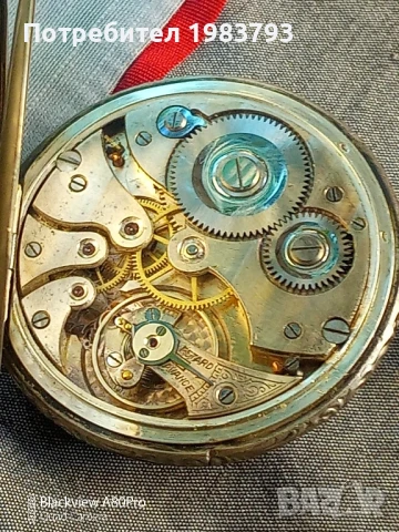 Стар рядък сребърен швейцарски часовник., снимка 5 - Антикварни и старинни предмети - 51421156