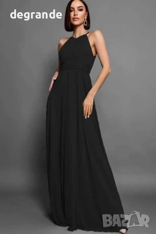 Дълга черна рокля