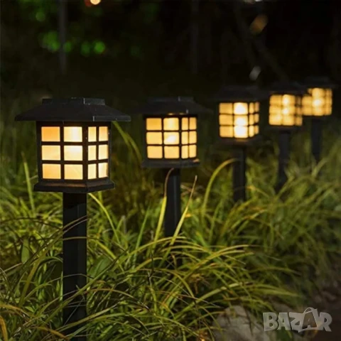 Соларна градинска лампа с ярка светлина SB-34