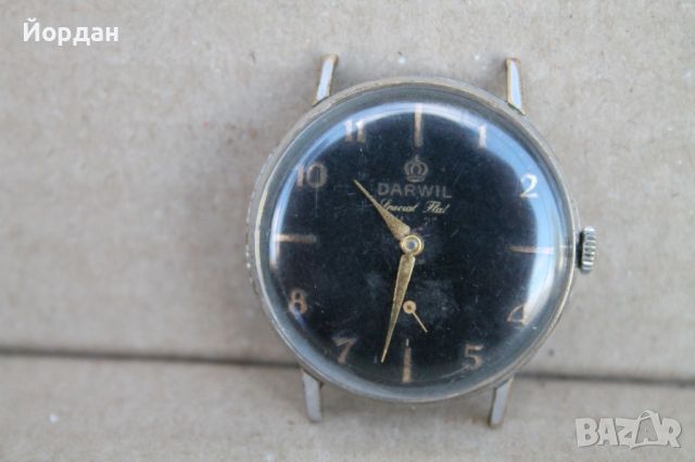 Мъжки Швейцарски часовник ''Darwil Special Flat'', снимка 1 - Мъжки - 46278462