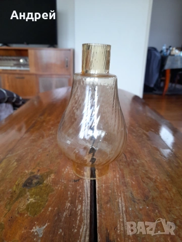 Старо стъкло за газена лампа,фенер #6