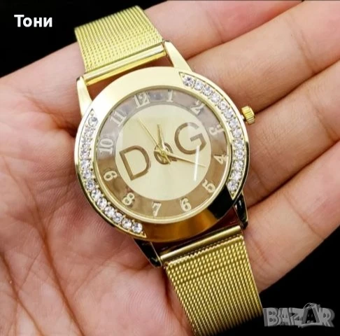 Златист Дамски Часовник Нов 