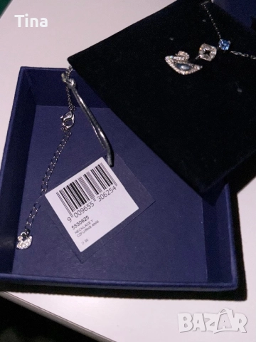 Swarovski - колие - stainless steel, снимка 4 - Колиета, медальони, синджири - 51671022