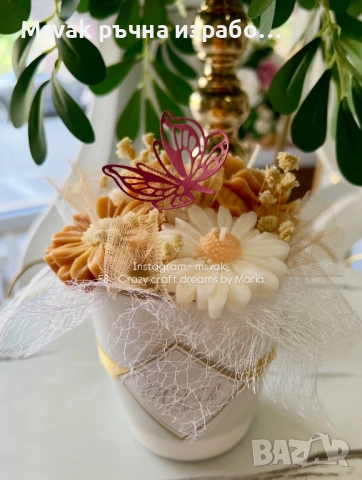 Ароматни соеви свещи, снимка 3 - Ръчно изработени сувенири - 51501173