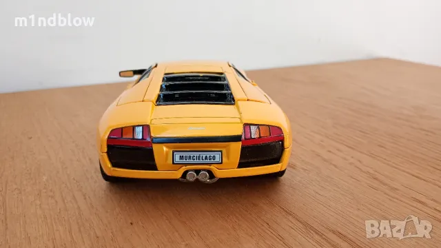 Метална Количка Lamborghini Murcielago Welly 1:24 , снимка 6 - Колекции - 47517588