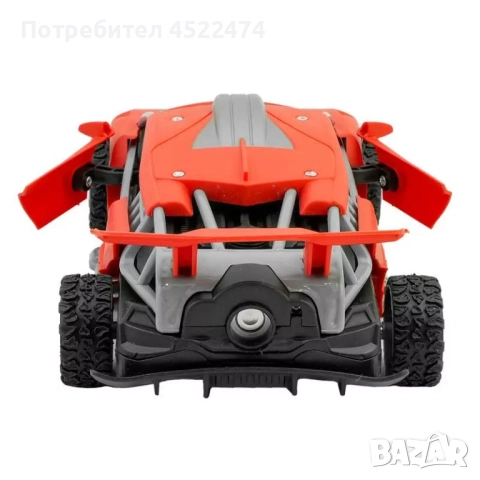 Състезателна кола с RC управление, LED светлини и пушек 1:24, снимка 3 - Коли, камиони, мотори, писти - 51584537