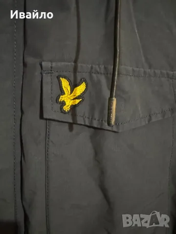 LYLE & SCOTT Black Microfleece Hooded Parka Jacket., снимка 2 - Якета - 49071571