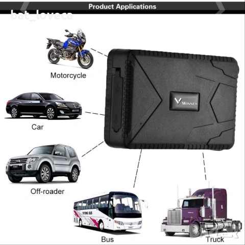 GPS тракер WINNES® TK915 -- 4G --, водоустойчив, силен магнит, 10000 mAh батерия, проследяване и м, снимка 4 - Аксесоари и консумативи - 53667750