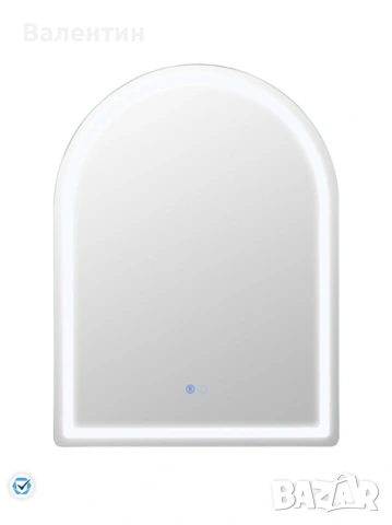 LED огледало за баня с осветление/димируемо 80х60, снимка 2 - Огледала - 53162018