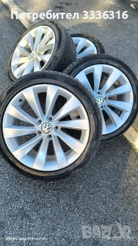 Джанти с гуми за VW interlagos , снимка 2 - Гуми и джанти - 54216259