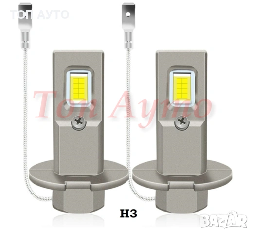 Лед LED Крушки 1:1 За Рефлекторни Фарове Plug & Play, снимка 8 - Аксесоари и консумативи - 53836276