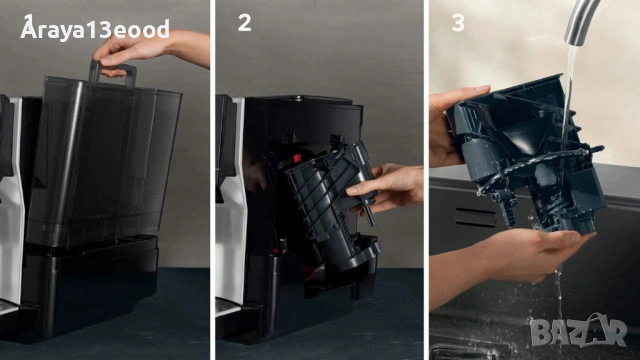 Автоматична кафемашина Siemens EQ700 Classic TP715D47, 1500 W,  19 бара, снимка 11 - Кафемашини - 53872324