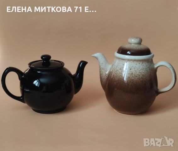 Симпатични чайници глазирана керамика