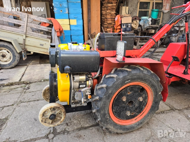 Мотоблок с адаптер, снимка 4 - Селскостопанска техника - 53925084