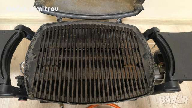 Weber Q 1000 газово барбекю 2.6 kW,  черно , снимка 6 - Газови котлони - 54198412