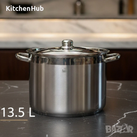 Неръждаема тенджера - MERCURY HAUS COSMO PREMIUM, снимка 6 - Съдове за готвене - 52122700