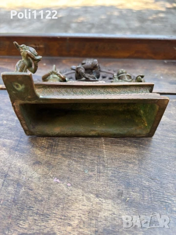 Индийска месингова фигура/статуя, снимка 6 - Колекции - 50704303