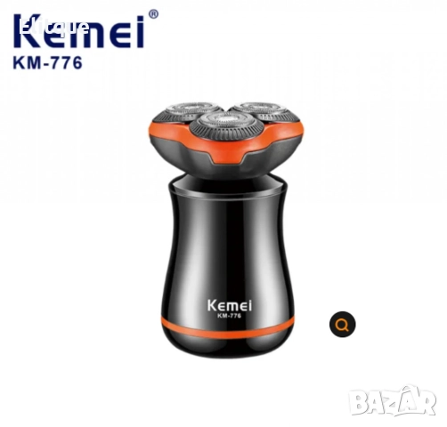 Акумулаторна електрическа самобръсначка, KM-776,  Водоустойчива, снимка 6 - Тримери - 52592885