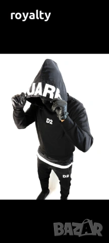 DSQUARED2 Нов Мъжки Черен Екип , снимка 4 - Спортни дрехи, екипи - 53698741