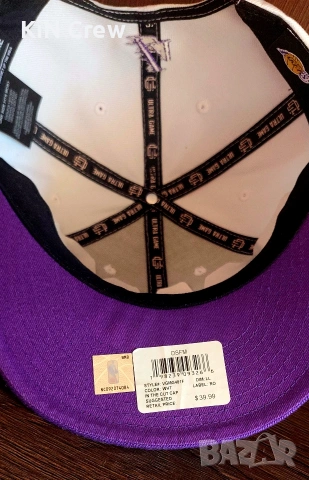 NBA Шапка LA Lakers - Ultra Game, оригинален лицензиран snapback НБА, снимка 4 - Шапки - 53858372