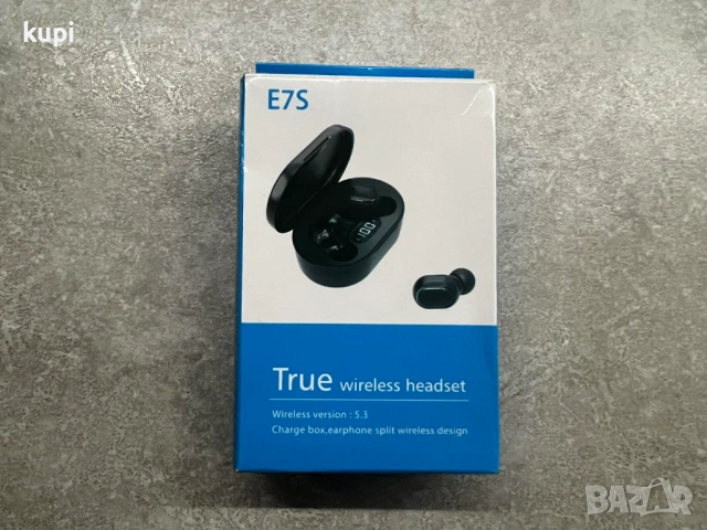 Компактни безжични Bluetooth слушалки E7S, снимка 2 - Bluetooth слушалки - 53038833
