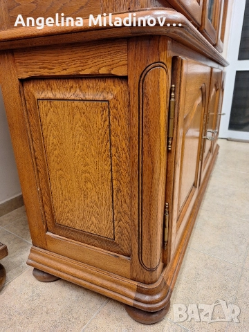 Винтидж трапезен бюфет дъб масив , снимка 15 - Бюфети - 52584040