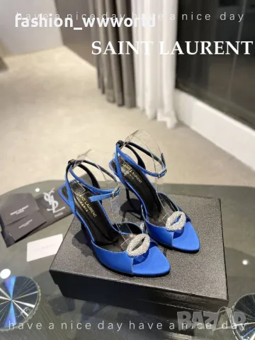 обувки на ток SAINT LAURENT -реплика, снимка 3 - Дамски обувки на ток - 47157468