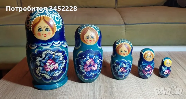матрйошки 5 броя комплект за ценители , снимка 1