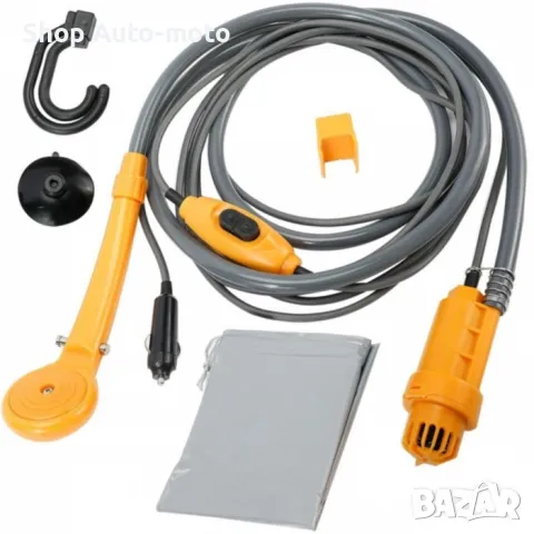 Портативен къмпинг душ Automat, С помпа, За МПС, 12V