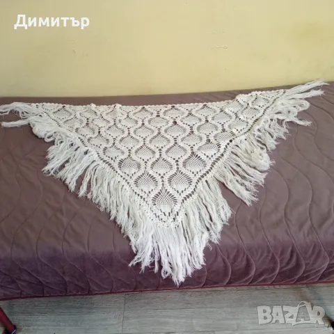 Дамски плетен Шал тоалет, снимка 1 - Други - 47207363