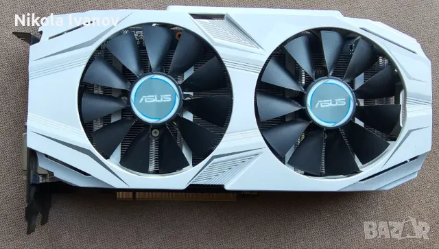 GTX 1060 6GB GDDR5 Asus Dual OC Geforce бяла видеокарта gpu, снимка 3 - Видеокарти - 49103557