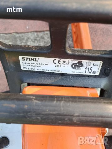 резачка stihl ms 230c, снимка 2 - Градинска техника - 46635172