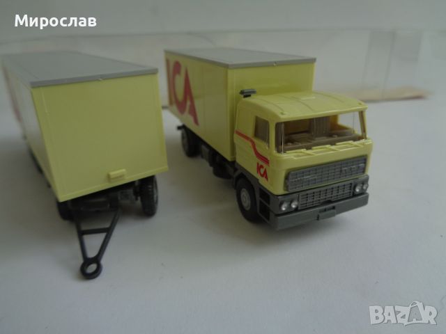 WIKING 1:87 H0 ДАФ DAF МОДЕЛ КАМИОН КОЛИЧКА РЕМАРКЕ, снимка 4 - Колекции - 45819281