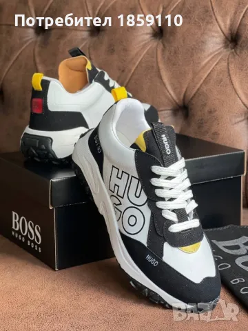 Мъжки Обувки : 40-44 : HUGO BOSS :, снимка 9 - Ежедневни обувки - 46889443