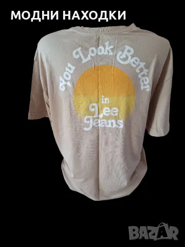 Lee Оригинална Дамска Тениска Овърсайз , снимка 2 - Тениски - 49797156